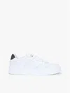 Tommy Hilfiger Smooth Leather Cupsole Sneaker In White