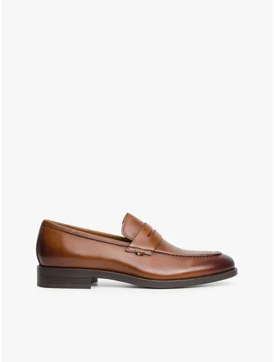 TOMMY HILFIGER SMOOTH LEATHER LOAFER
