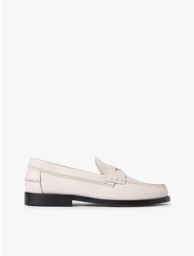 Tommy Hilfiger Smooth Leather Penny Loafer In Multi
