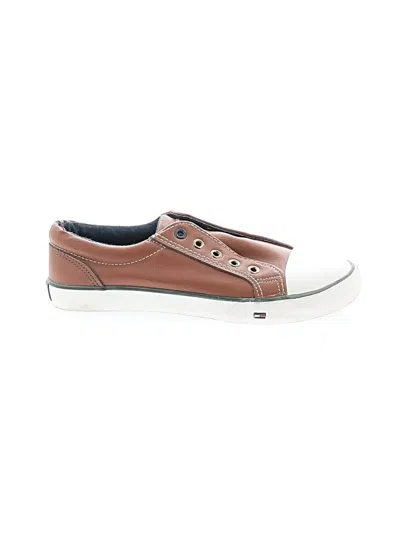 Pre-owned Tommy Hilfiger Kids' Sneakers In Brown