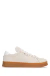 Tommy Hilfiger Suede Leather Sneakers In Neutral