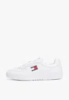 Tommy Hilfiger Color Block Sneakers With Preformed Sole In White