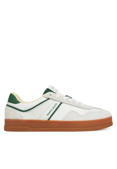 Tommy Hilfiger Sneakers The Greenwich Mix Media In Bianco