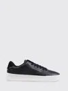 Tommy Hilfiger Coated Leather Court Sneaker In Blue