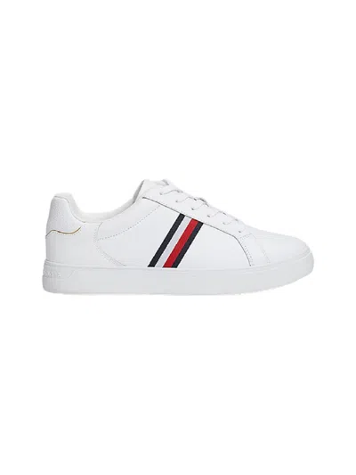 Tommy Hilfiger Sneakers White In Bianco Chiari E Naturali