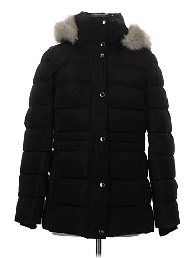 Pre-owned Tommy Hilfiger Snow Jacket In Black