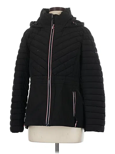 Pre-owned Tommy Hilfiger Snow Jacket In Black