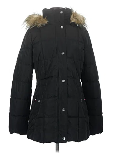 Pre-owned Tommy Hilfiger Snow Jacket In Black