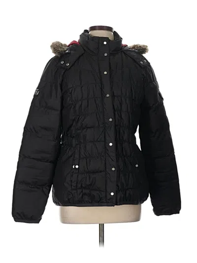 Pre-owned Tommy Hilfiger Snow Jacket In Black