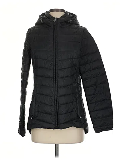 Pre-owned Tommy Hilfiger Snow Jacket In Black