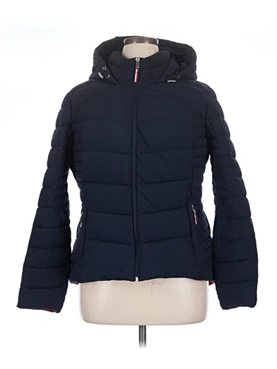 Pre-owned Tommy Hilfiger Snow Jacket In Blue