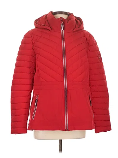 Pre-owned Tommy Hilfiger Snow Jacket In Red
