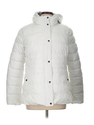 Pre-owned Tommy Hilfiger Snow Jacket In White
