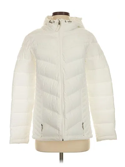 Pre-owned Tommy Hilfiger Snow Jacket In White
