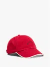 Tommy Hilfiger X Sofia Richie Grainge The Sofia Capsule Logo Baseball Cap In Medium Red