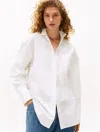 Tommy Hilfiger X Sofia Richie Grainge Boyfriend Shirt In Optic White