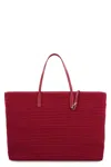 Tommy Hilfiger X Sofia Richie Grainge The Sofia Capsule Leather Tote Bag In Red