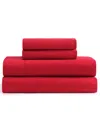 Tommy Hilfiger Solid 200-thread Count Cotton Percale 3-pc. Sheet Set, Twin Xl