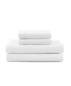 Tommy Hilfiger Solid 200 Thread Count Hem Stripe Cotton Percale Sheet Set