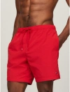 Tommy Hilfiger Solid 7" Swim Trunk In Primary Red