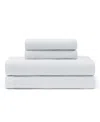 Tommy Hilfiger Solid 144-thread Count Cotton Chambray Washed 4-pc. Sheet Set, King In Light Sky Blue
