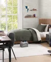 Tommy Hilfiger Solid Microfiber 5-pc. Comforter Set, Twin/twin Xl In Green