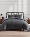 Tommy Hilfiger Solid Microfiber Comforter Set