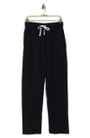 Tommy Hilfiger Solid Pajama Pants In Black