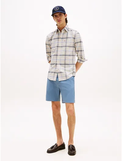 Tommy Hilfiger Solid Stretch 7" Tech Short In Blue