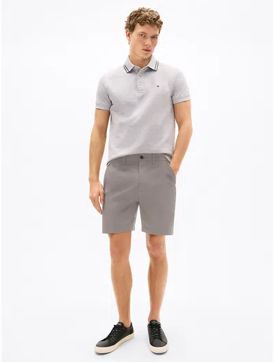 Tommy Hilfiger Solid Stretch Tech Short In Hydrogen Grey