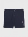 Tommy Hilfiger Solid Sweatshort In Navy