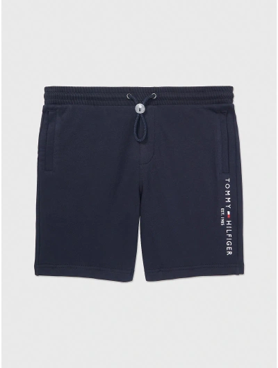 Tommy Hilfiger Solid Sweatshort In Navy