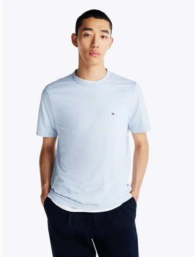 Tommy Hilfiger Solid Tech T In Breezy Blue