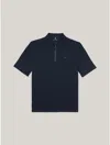 TOMMY HILFIGER SOLID ZIP POLO