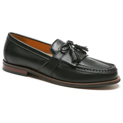 Tommy Hilfiger Sphan Kiltie Fringe Tassel Loafer In Black