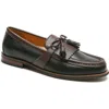 Tommy Hilfiger Sphan Kiltie Fringe Tassel Loafer In Black/dark Brown