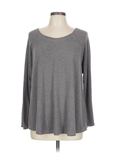 Pre-owned Tommy Hilfiger Sport 3/4 Sleeve T-shirt In Gray