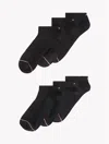 Tommy Hilfiger Sport Ankle Sock 6 In Th Deep Black/multi