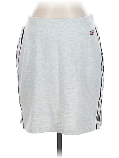 Pre-owned Tommy Hilfiger Sport Casual Skirt In Gray