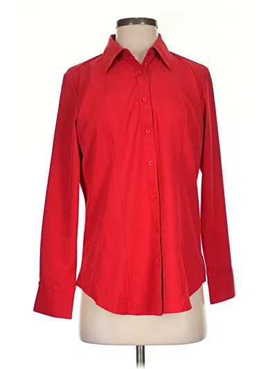 Pre-owned Tommy Hilfiger Sport Long Sleeve Blouse In Red