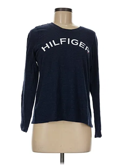 Pre-owned Tommy Hilfiger Sport Long Sleeve T-shirt In Blue