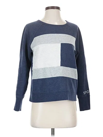 Pre-owned Tommy Hilfiger Sport Pullover Sweater In Blue