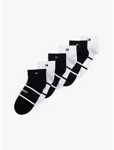 Tommy Hilfiger Sport Quarter Top Sock 6 In Multi