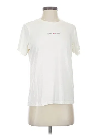 Pre-owned Tommy Hilfiger Sport Short Sleeve T-shirt In Ivory