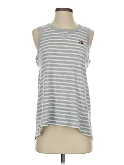 Pre-owned Tommy Hilfiger Sport Sleeveless T-shirt In Gray