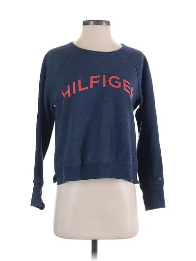 Pre-owned Tommy Hilfiger Sport Sweatshirt In Blue
