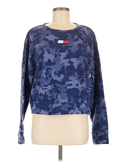 Pre-owned Tommy Hilfiger Sport Sweatshirt In Blue