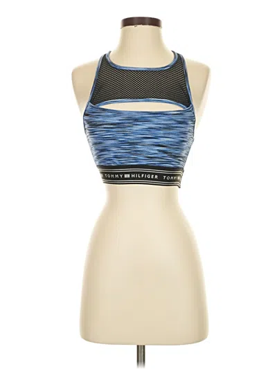 Pre-owned Tommy Hilfiger Sport Tank Top Blue Strapless Neckline Tops