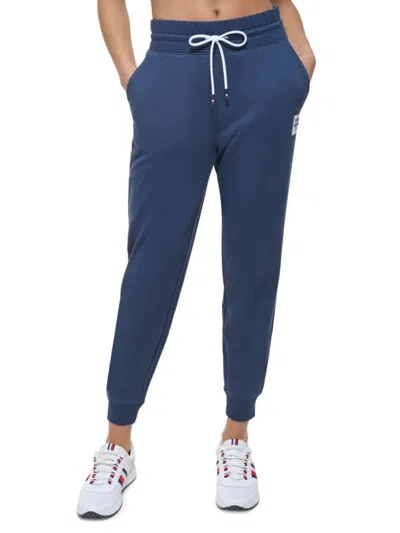 Tommy Hilfiger Sport Women's French Terry Drawstring Joggers In Navy