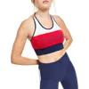 Tommy Hilfiger Sport Womens Logo Activewear Sports Bra In Multi